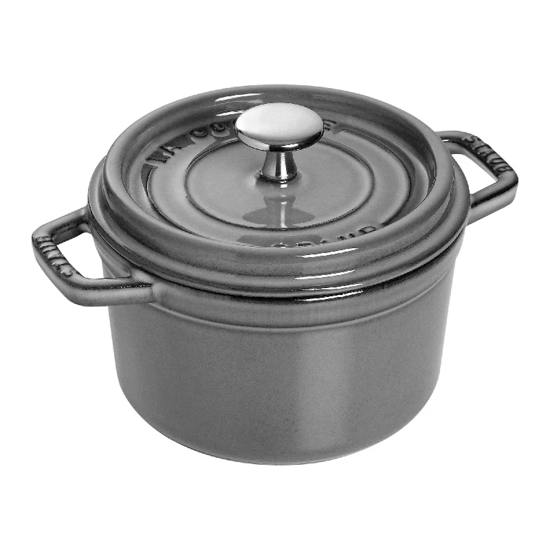 Staub Cast Iron 1.25-qt Round Cocotte