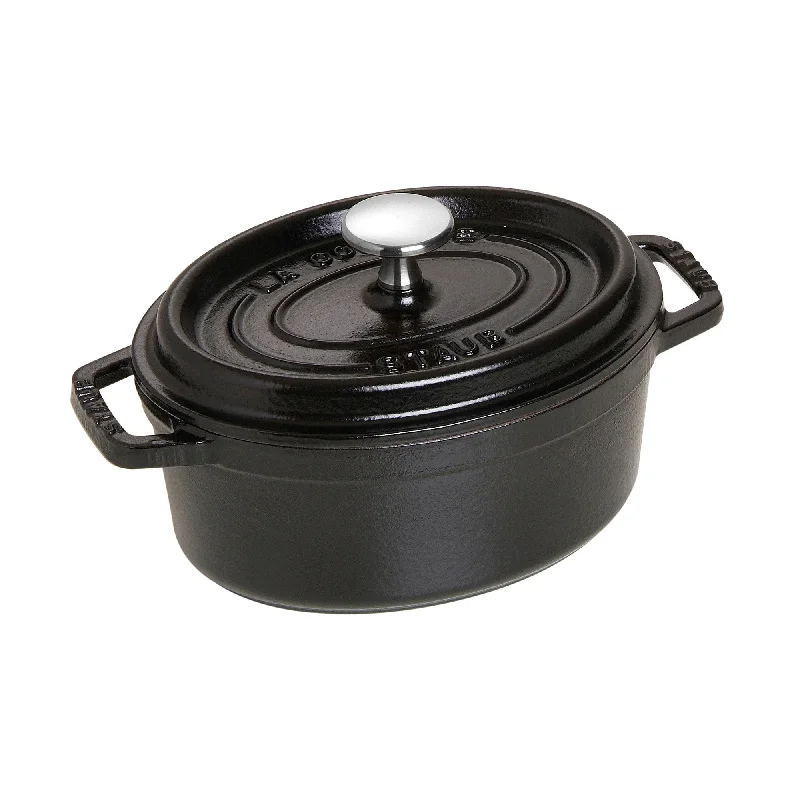 Staub Cast Iron 1-qt Oval Cocotte