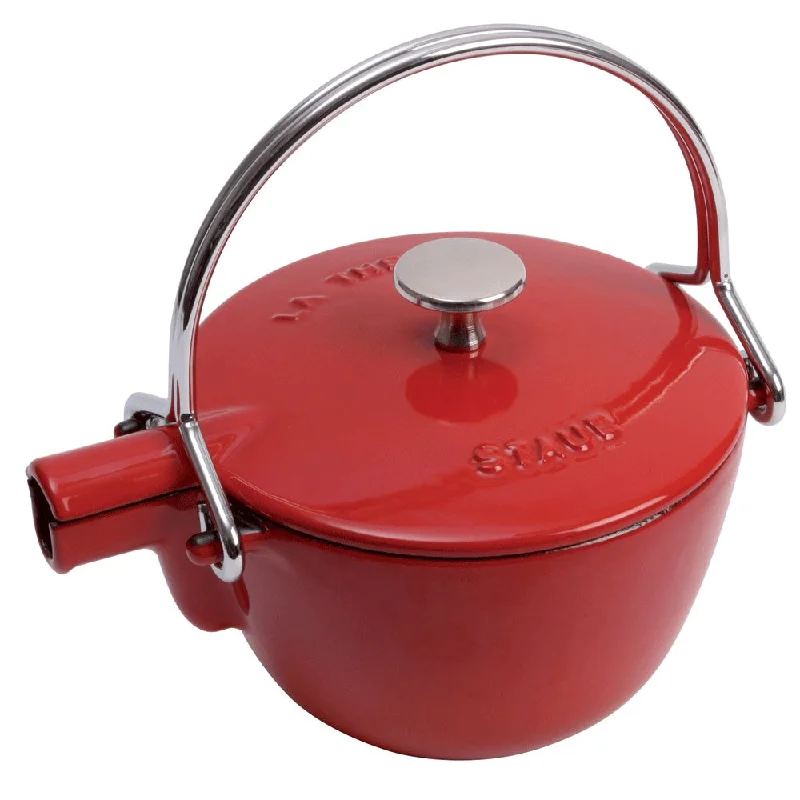 Staub Cast Iron 1-qt Round Tea Kettle