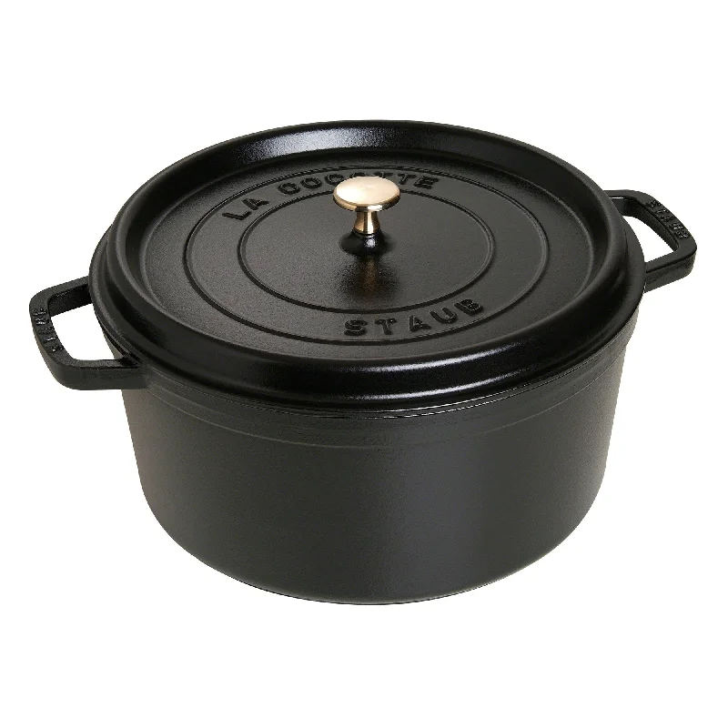 Staub Cast Iron 9-qt Round Cocotte