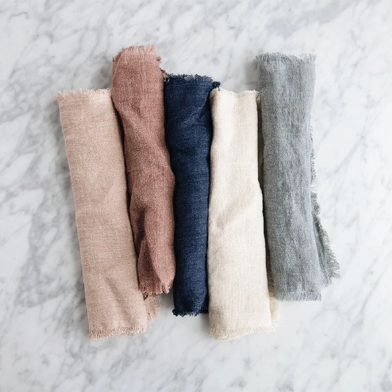 Stonewashed Linen Dinner Napkin