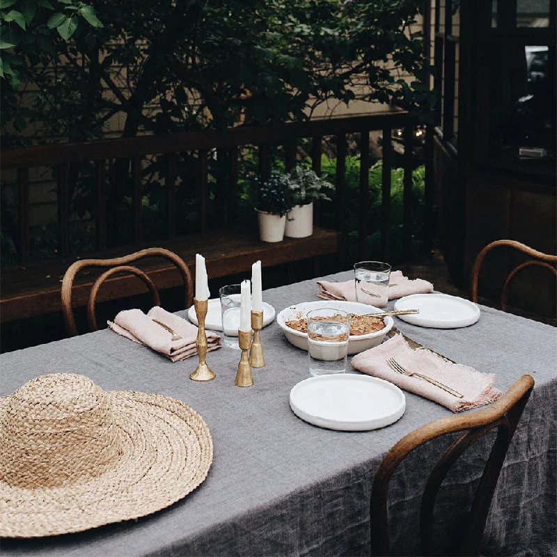 Stonewashed Linen Tablecloth