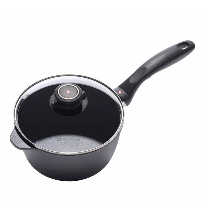 Swiss Diamond 2.2 Quart Saucepan With Lid