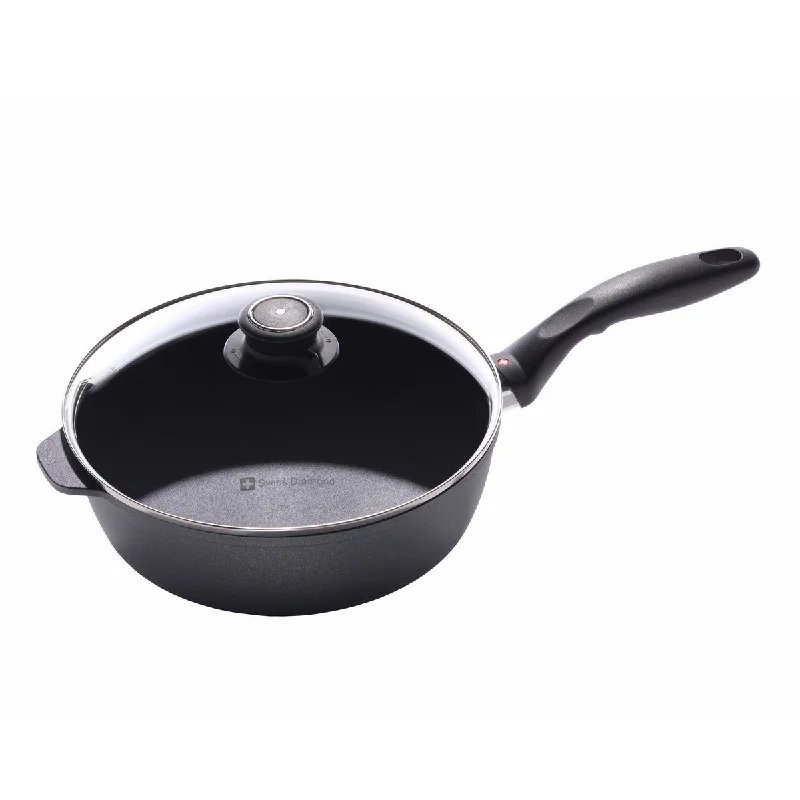 Swiss Diamond 6724C 3.2 Quart Saute Pan With Lid