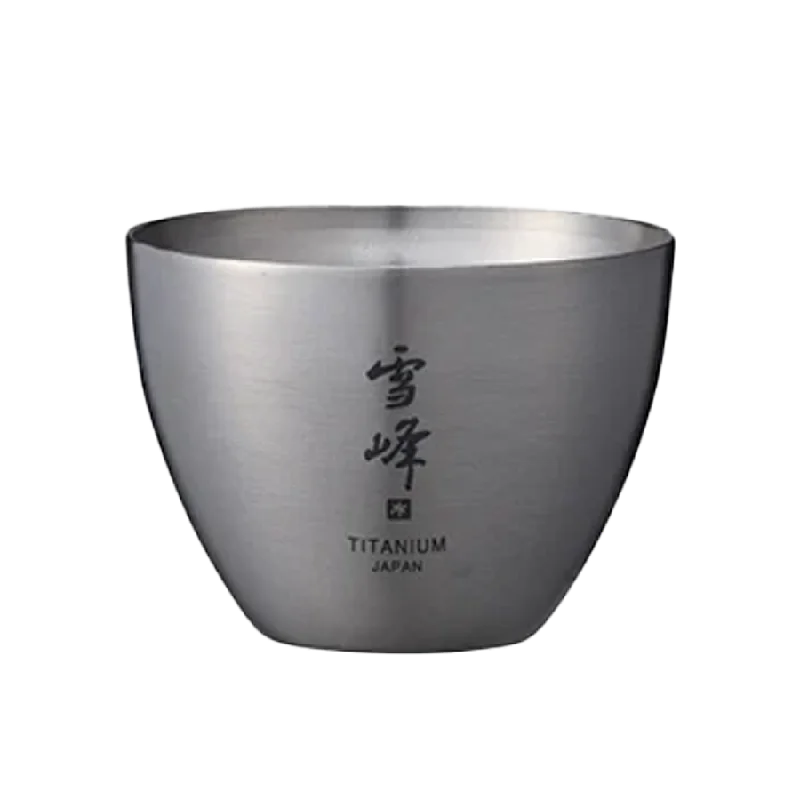 Titanium Sake Double Wall Cup