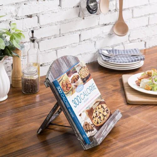 Torched Wood Cookbook/Tablet Holder