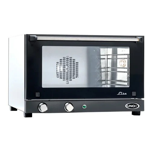 Unox Lisa LineMicro 23.6" Countertop Half Size Convection Oven with 3 Shelves 120V