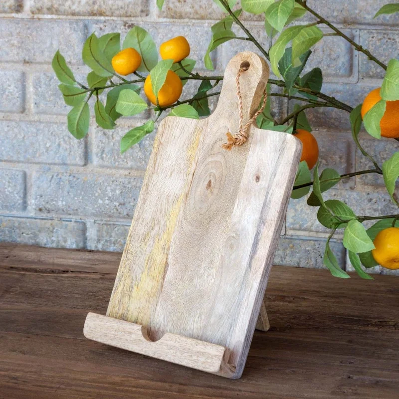 Natural Wood Cookbook Holder